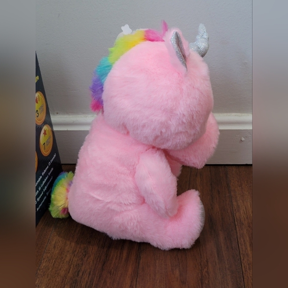 Magical Rainbow unicorn night light plush - Picture 10 of 12